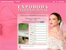 Tablet Screenshot of expobodainternacional.com
